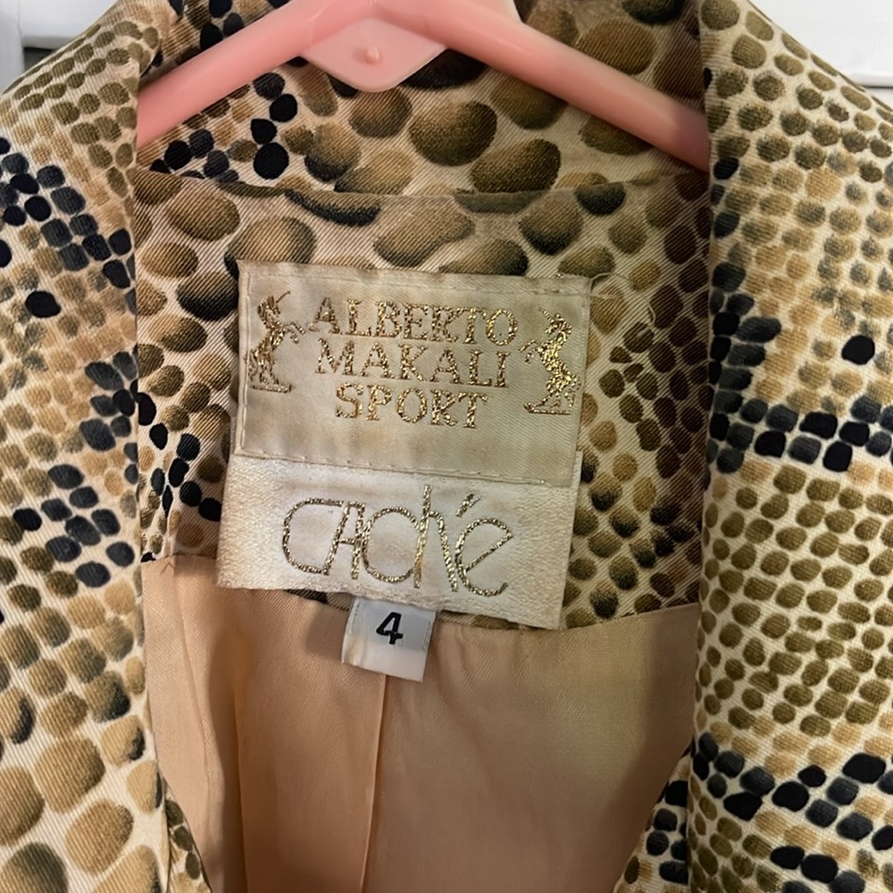 Alberto Makali Sport Snake print Jacket - Picture 4 of 6